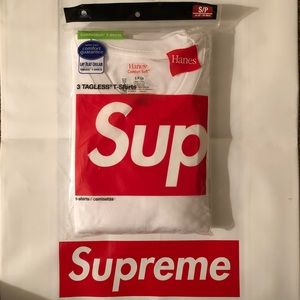 Supreme/Hanes Tagless Tee (3 pack)